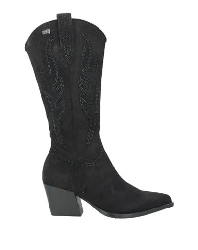 Nazareno Gabrielli Woman Boot Black Size 7 Textile Fibers
