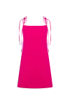 Nazli Ceren Ellie Mini Crepe Dress In Raspberry Sorbet