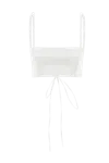 Nazli Ceren Women's White Lalia Crepe Top In Blanche In White