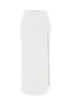 Nazli Ceren Women's White Lea Maxi Skirt In Blanche In White