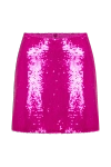 Nazli Ceren Marde Sequin Mini Skirt In Sugar Swizzle