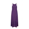 Nazli Ceren Addie Sequin Long Dress In Sparkling Grape In Purple