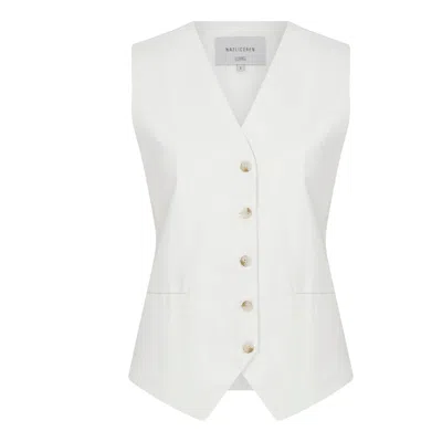 Nazli Ceren Women's Bea Vestcoat In White