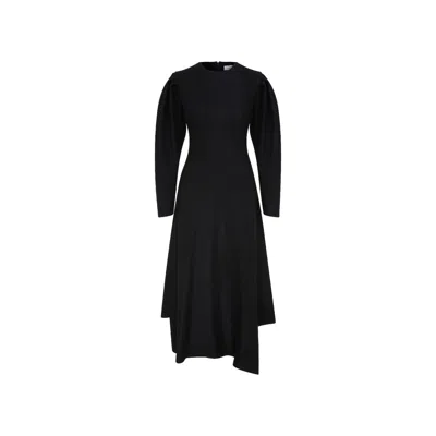 Nazli Ceren Women's Bitte Midi Dress In Black In Charcoal