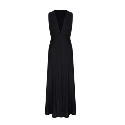 Nazli Ceren Jain Tie Back Dress In Black