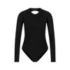 Nazli Ceren Women's Black Teresa Bodysuit In Black
