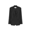 Nazli Ceren Boxy Blazer In Black In Black