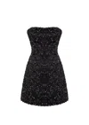 Nazli Ceren Women's Casey Mini Sequin Dress In Black In Black