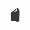 Nazli Ceren Evelyn Jersey Asymmetric Top In Black In Black