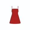Nazli Ceren Gaia Mini Dress In Fiery Red In Red