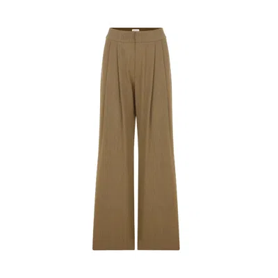 Nazli Ceren Women's Green Tina Trousers İn Khaki