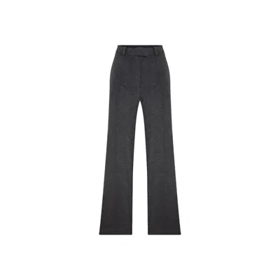 Nazli Ceren Women's Grey Millie Wool Trousers In Antracite