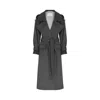 Nazli Ceren Laura Wool Coat In Grey In Grey