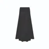 Nazli Ceren Women's Lia Satin Maxi Skirt In Black In Black