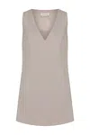Nazli Ceren Women's Odessa Mini Dress In Smoke Brown In Gray