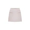 Nazli Ceren Women's Pink / Purple Marde A-line Mini Skirt In Cloud Pink In Pink/purple