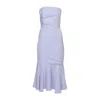 Nazli Ceren Women's Pink / Purple Noa Strapless Dress In Pink/purple