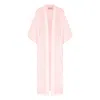 Nazli Ceren Rache Kaftan In Salmon Pink In Pink/purple