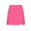 Nazli Ceren Women's Pink / Purple Vance A Line Mini Skirt In Bubble Gum Pink In Pink/purple