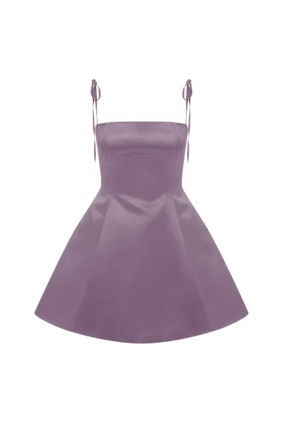 Nazli Ceren Women's Purple Juniper Mini Dress In Mauve