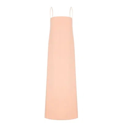 Nazli Ceren Women's Rose Gold Aella Long Dress In Apricot Cream