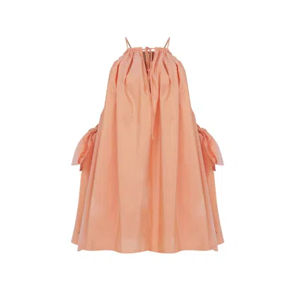 Nazli Ceren Women's Rose Gold Joy Dress In Golden Poppy