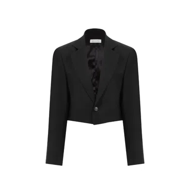 Nazli Ceren Women's Siera Cropped Blazer In Black