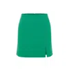 Nazli Ceren Vance A Line Mini Skirt In Green In Green
