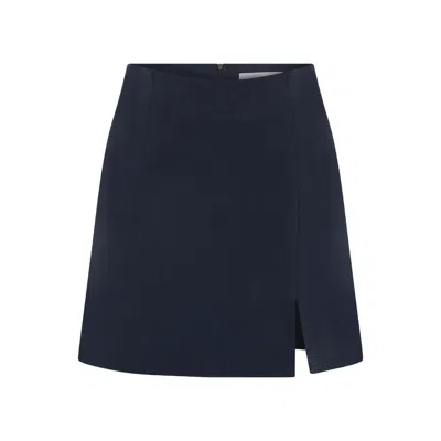 Nazli Ceren Vance Mini Skirt In Blue
