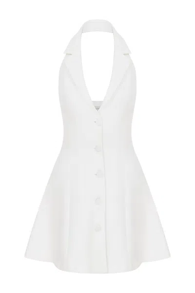 Nazli Ceren Women's White Camille Dress