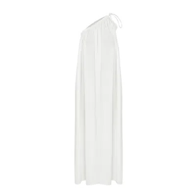 Nazli Ceren Chrissy One Shoulder Dress In White