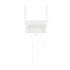 Nazli Ceren Women's White Lalia Crepe Top In Blanche In White
