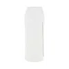Nazli Ceren Women's White Lea Maxi Skirt In Blanche In White