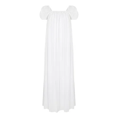 Nazli Ceren Women's White Mazel Fluid Dress