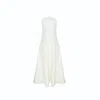 Nazli Ceren Riley Midi Dress In Vanilla Ice In White