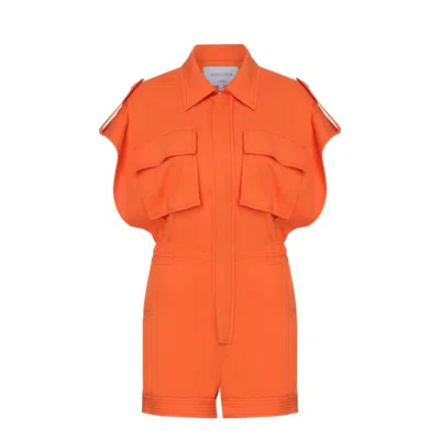 Nazli Ceren Women's Yellow / Orange Aleiada Jumpsuit In Orange In Yellow/orange