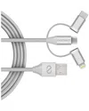 Naztech 3x1 Micro Lightning & Usb-c Charge/sync 6f