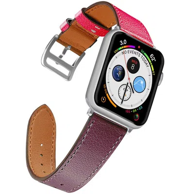 Naztech Leather Band For Apple Watch 42/44mm In Multi