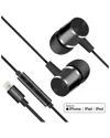 Naztech Platinum High Fidelity Lightning Earbuds In Black