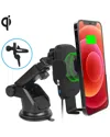 Naztech Smart Grip Wireless Charging Car Mount In Black