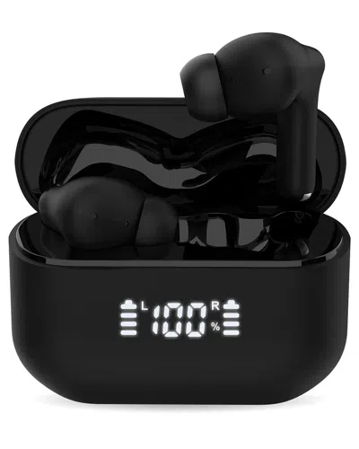 Naztech Xpods Anc Tws Earbuds With Wireless Charging Case In Black