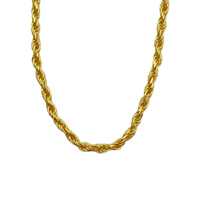 Nazzar Women's Dainty Gold Twist Chain Necklace