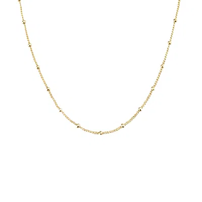 Nazzar Women's Gold Dainty Beaded Necklace