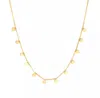 Nazzar Women's Gold Disc Dangle Necklace In Gold