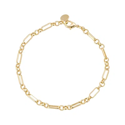 Nazzar Women's Gold Link Chain Bracelet