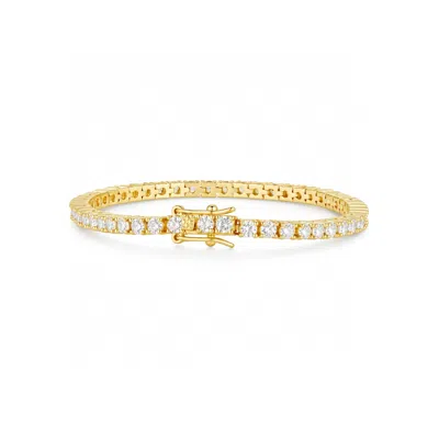 Nazzar Women's Gold Tennis Bracelet