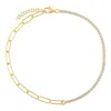 Nazzar Women's Gold Tennis Paperclip Chain Bracelet In Gold