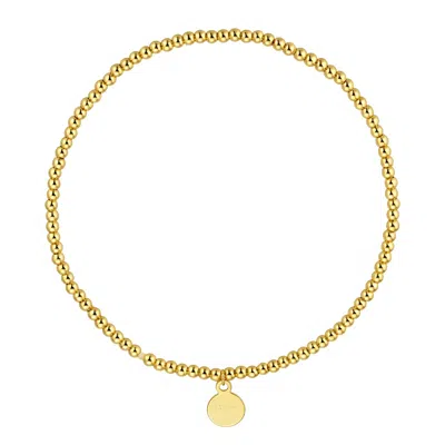 Nazzar Women's Mini Beaded Stretch Bracelet / Gold