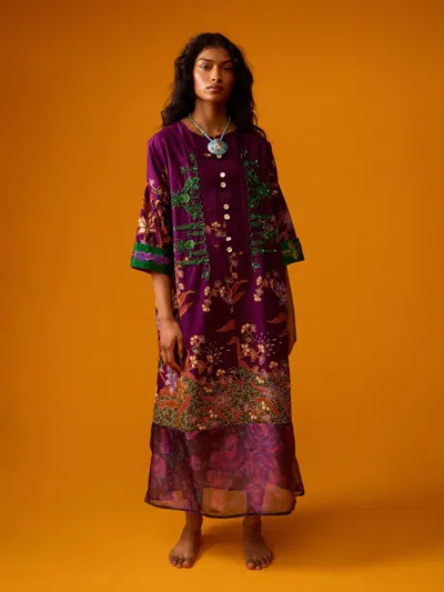 Nazzy Beglari Women's Hand-loomed Silk Dress One Size In Multi