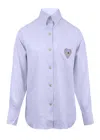 Nb Linen Shirt With Heart Eye Purple